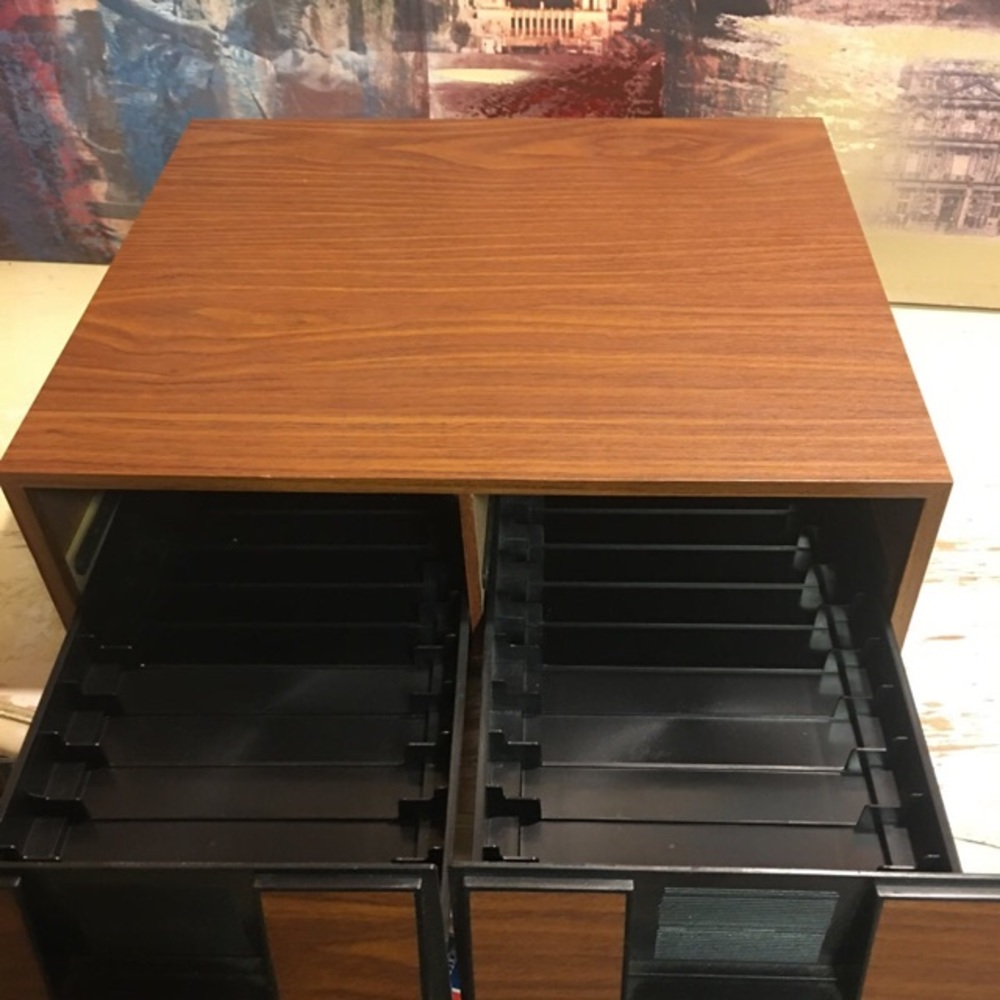 Vintage Vhs Tape Holder 2 Drawer Storage Case… Gem
